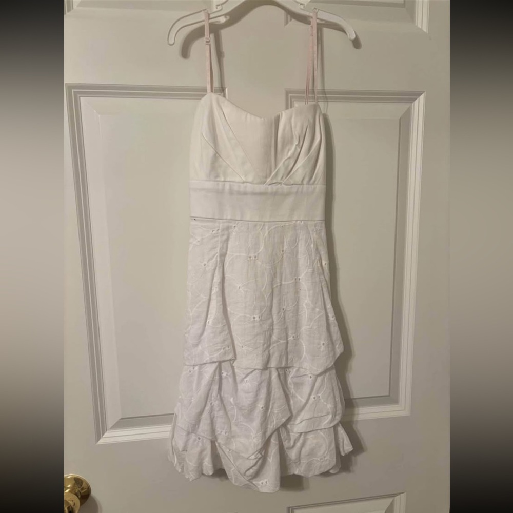 juniors white sundress